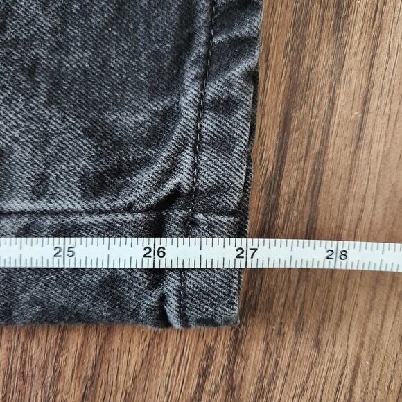 Free People We The Free Straight Leg Black Jeans 27 - Picture 8 of 8